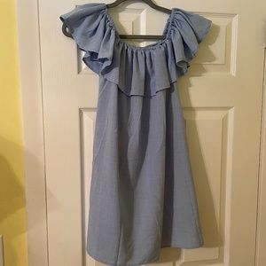 Off the Shoulder Ruffle Dress